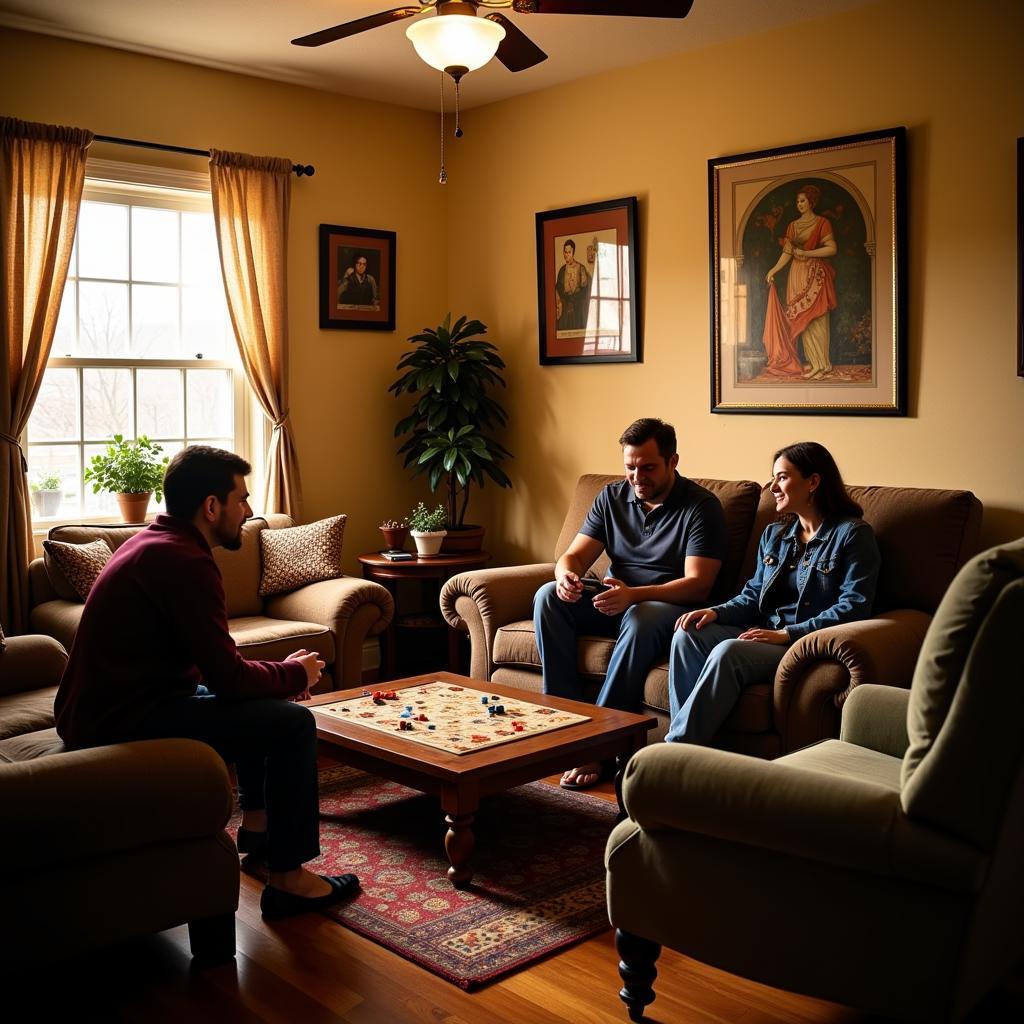 Cozy Living Room in a Memphis Homestay