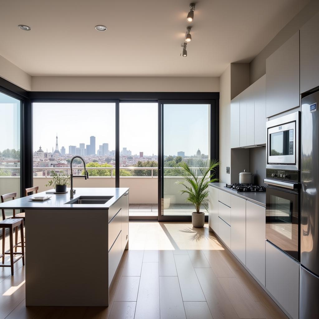 Modern Spanish Homestay Kitchen