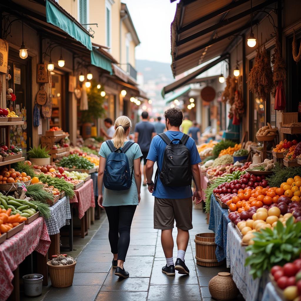 Exploring a Local Market with Your Montevideo Homestay Host