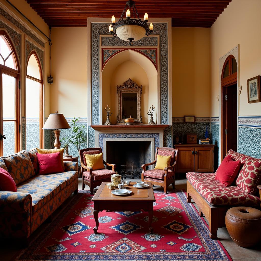 Moroccan Homestay Living Room