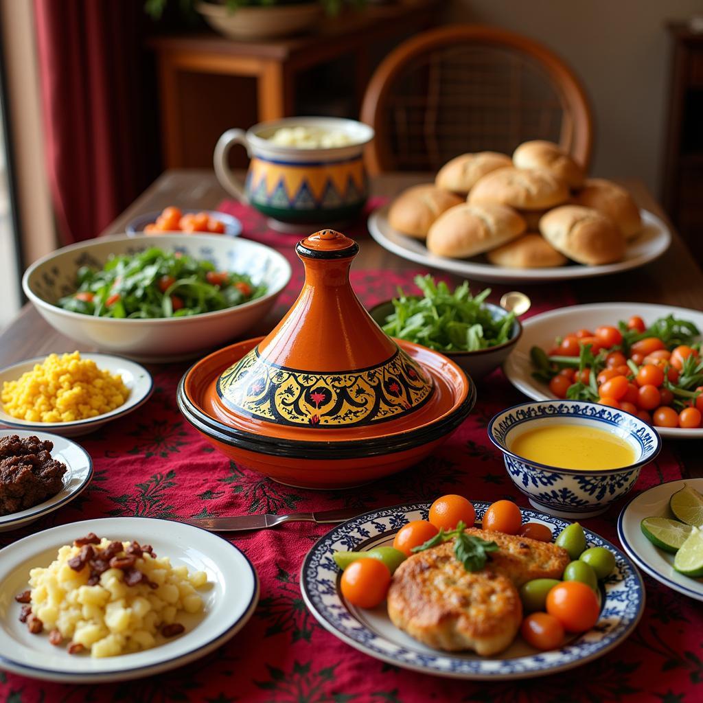 Moroccan Homestay Meal