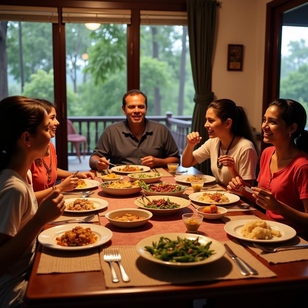 Munnar homestay family dining experience