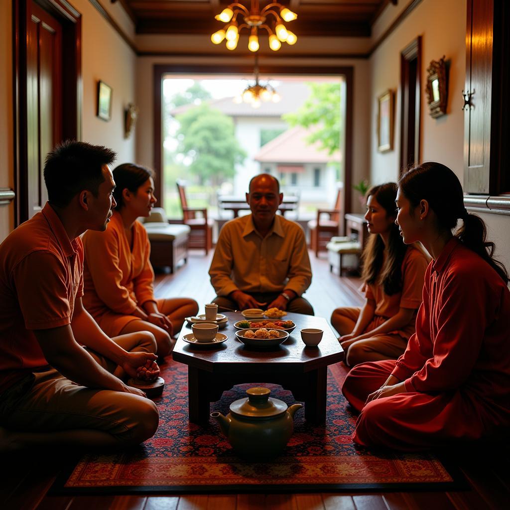 Myanmar Homestay Tea Ceremony Yangon