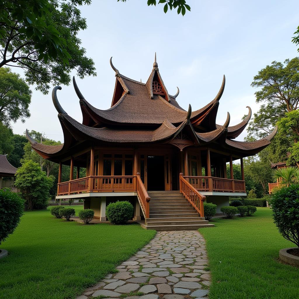 Traditional Minangkabau House in Negeri Sembilan