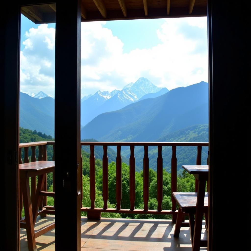 Homestay with Stunning Mountain View in Nepal