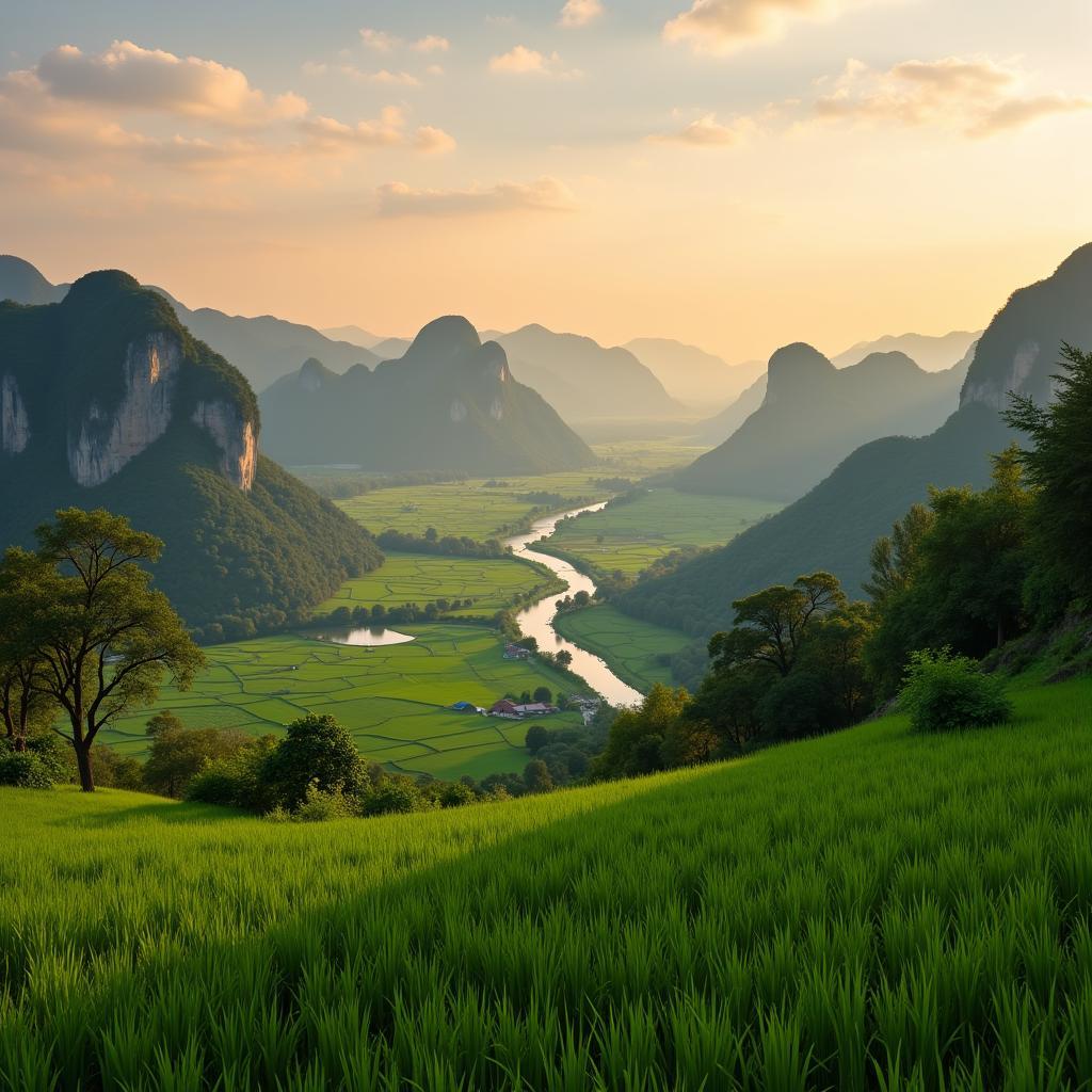 Ninh Binh Landscape Near Gia Bao Homestay