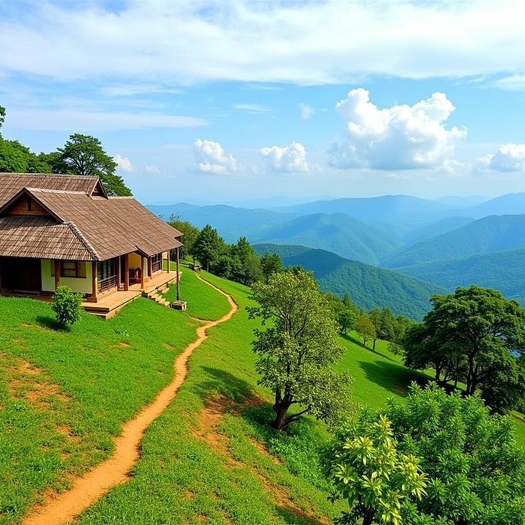 Scenic view near a North Karnataka homestay