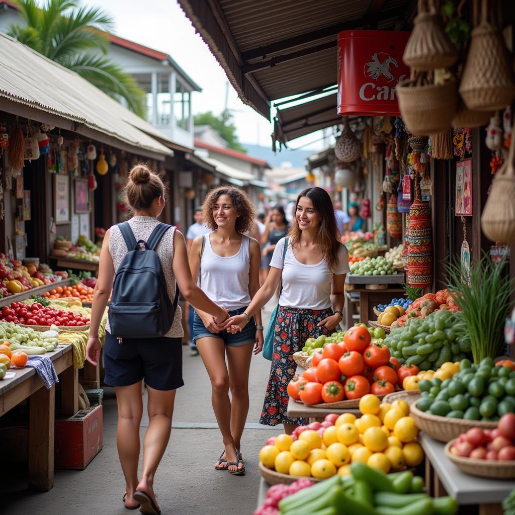 Noumea Homestay Local Market Visit