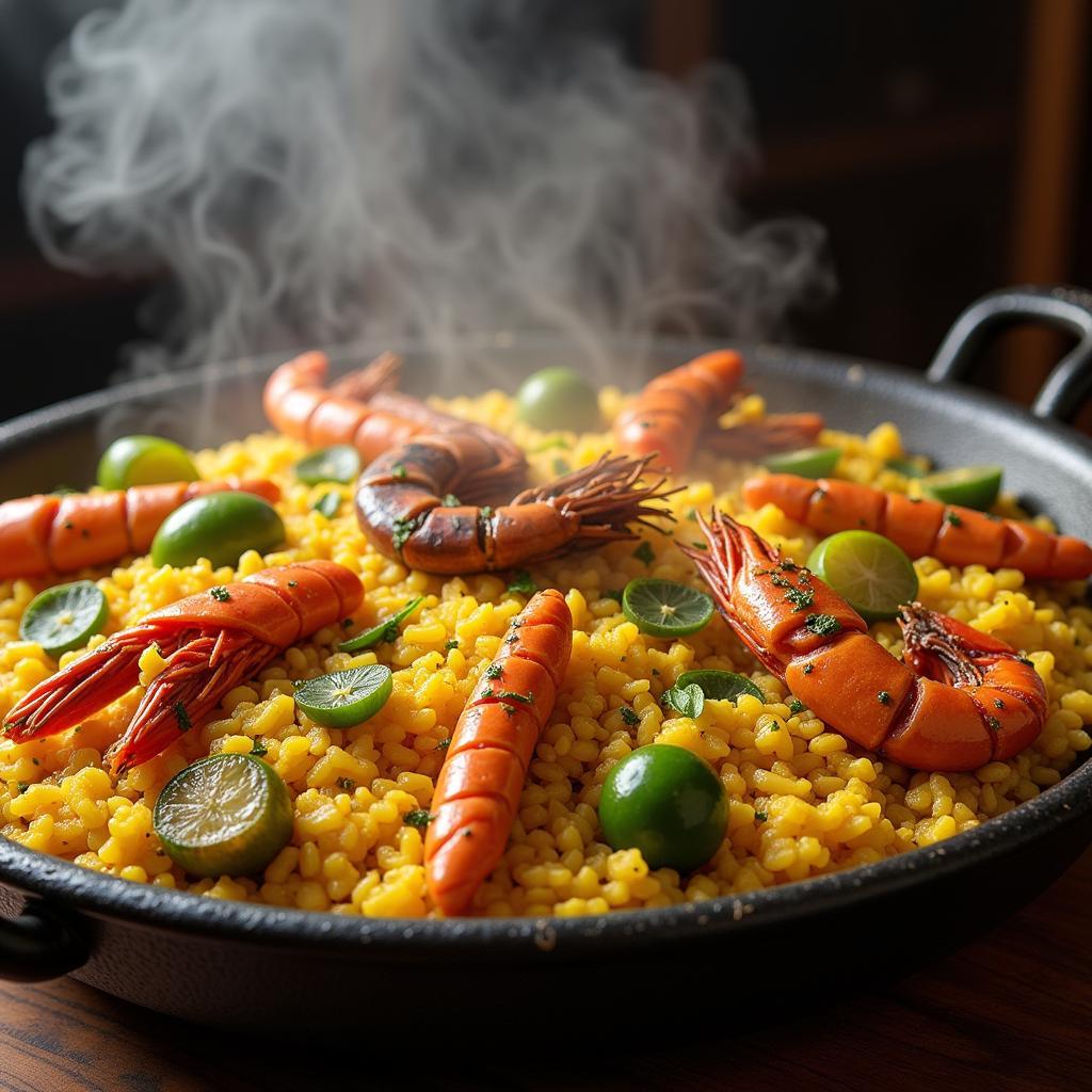 Chikmagalur-Inspired Paella