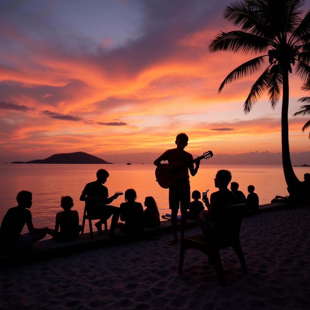 Spanish Guitar Performance on Pangkor Island