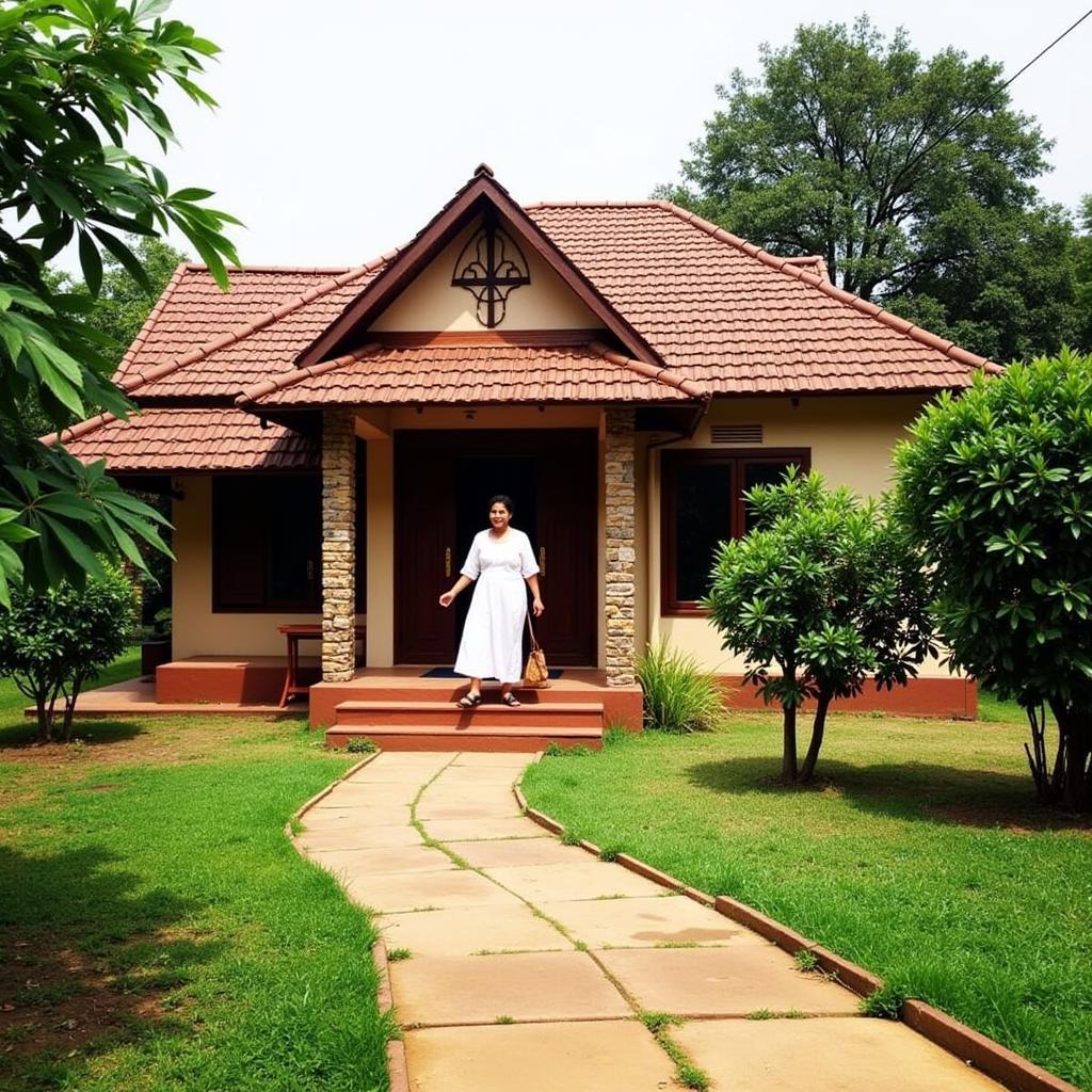 Traditional Pollachi Homestay Exterior