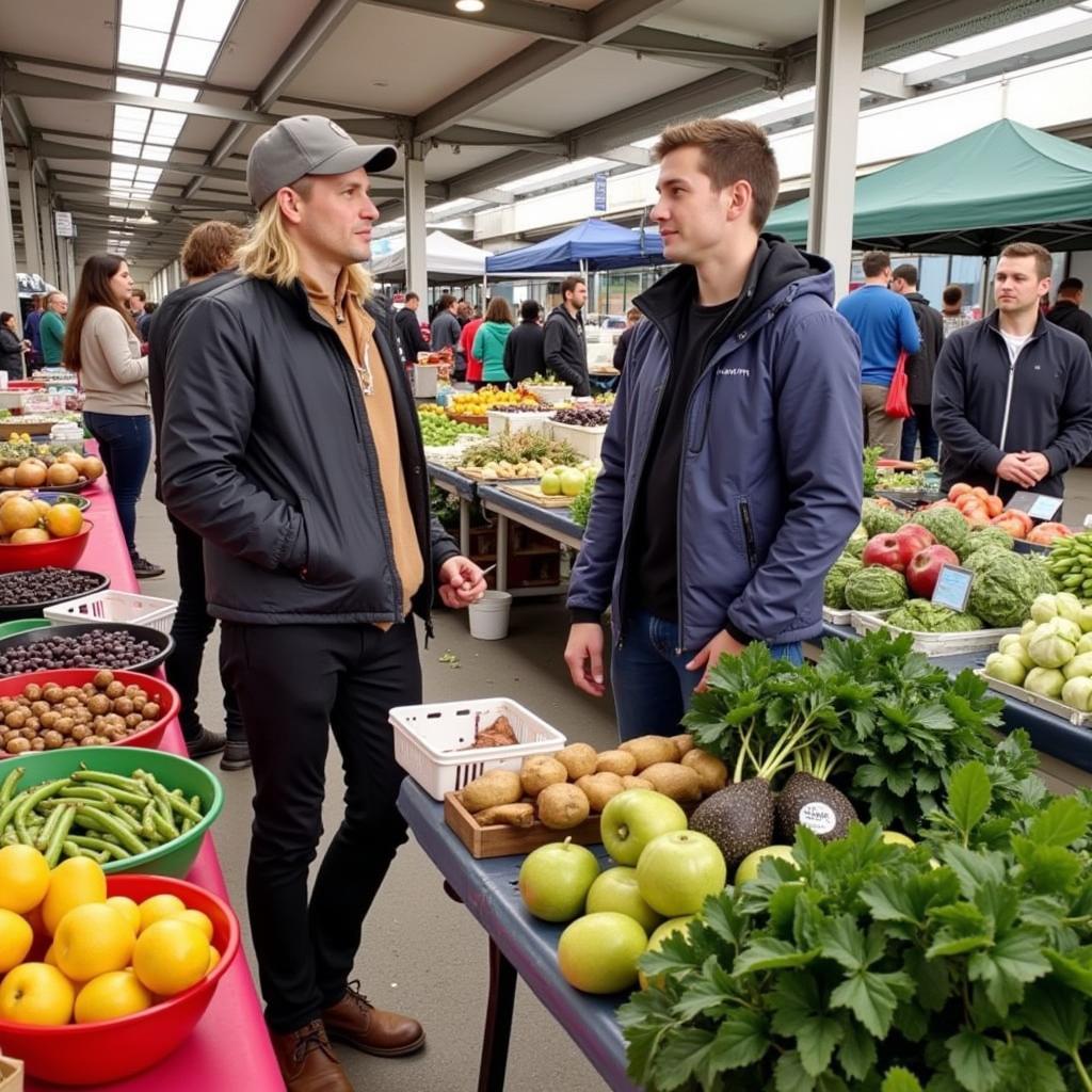 Exploring Puyallup Farmers Market with Local Host