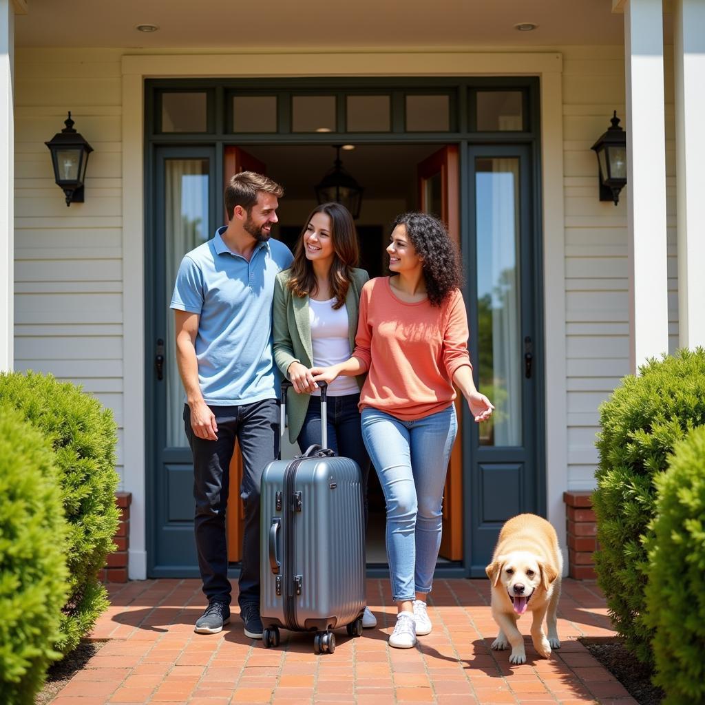 Queensland Homestay Student Welcomed by Host Family