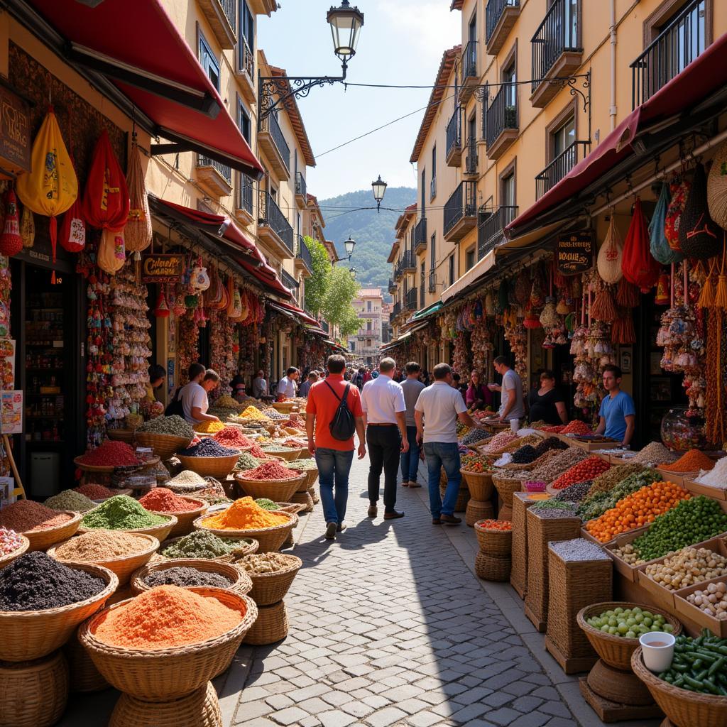 Bustling Local Market in Raimatang