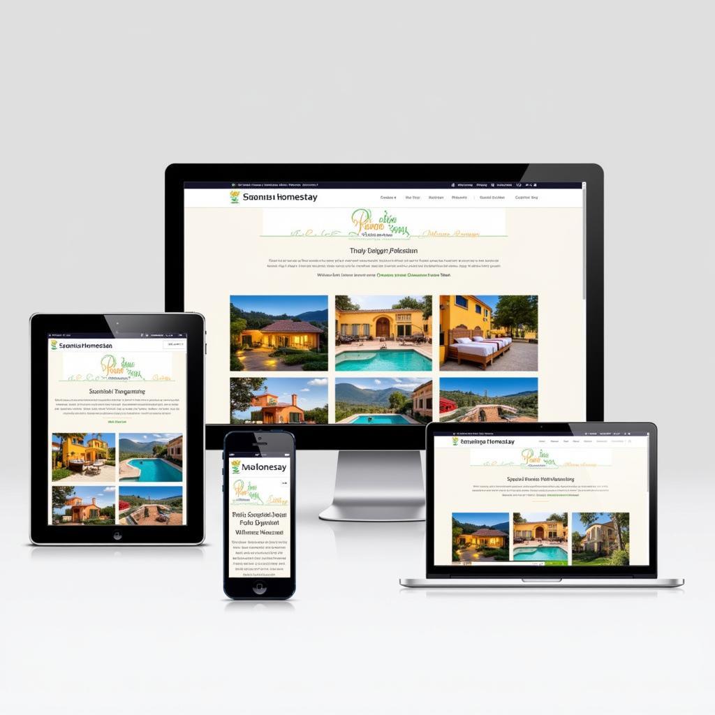 Responsive Homestay Website Design