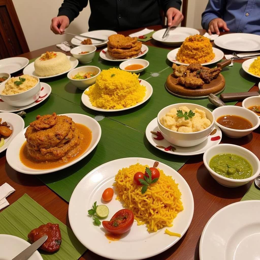 Delicious Home-Cooked Meal at a Sakleshpur Homestay