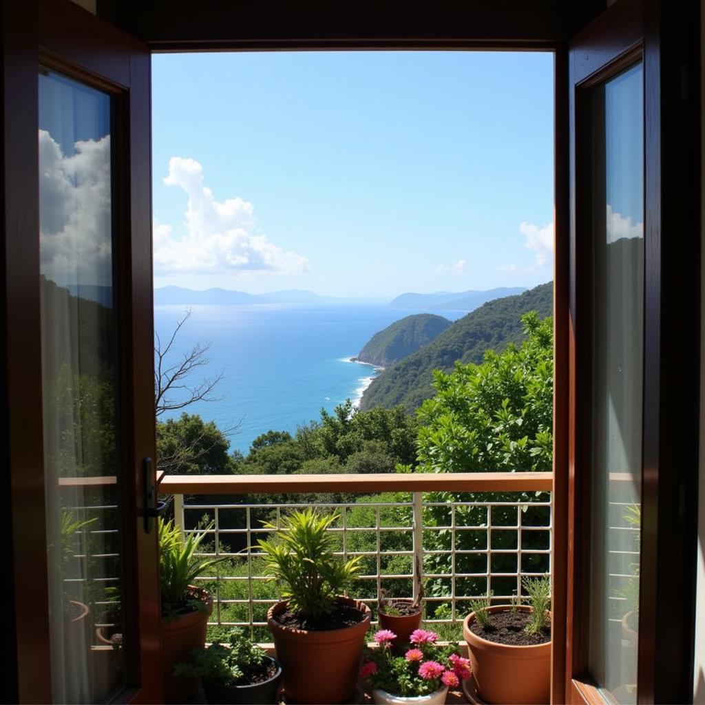 San Fernando Coastal View from a Homestay Location 