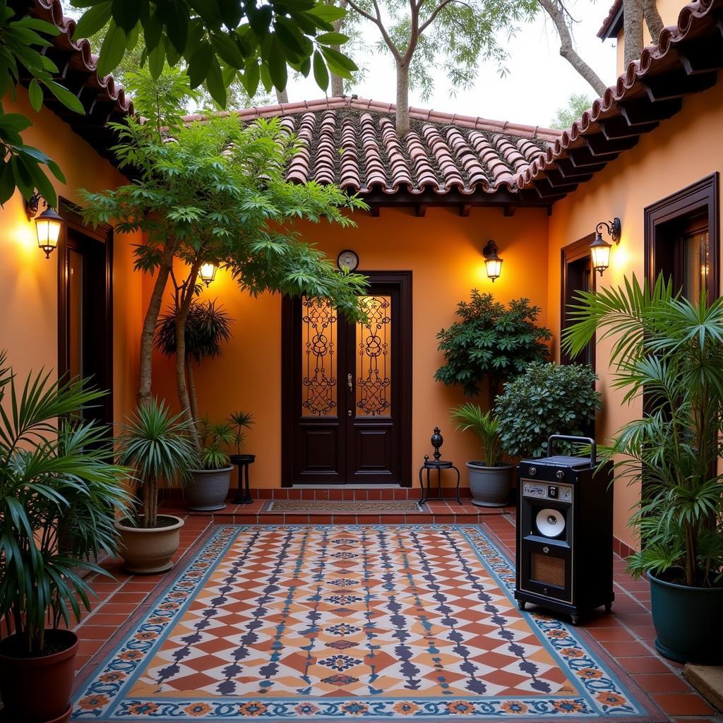 Seville Homestay with Karaoke in a Traditional Patio