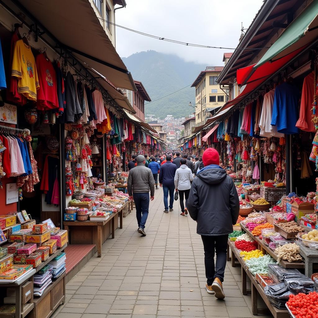 Exploring the vibrant local markets of Shimla for unique souvenirs and local crafts