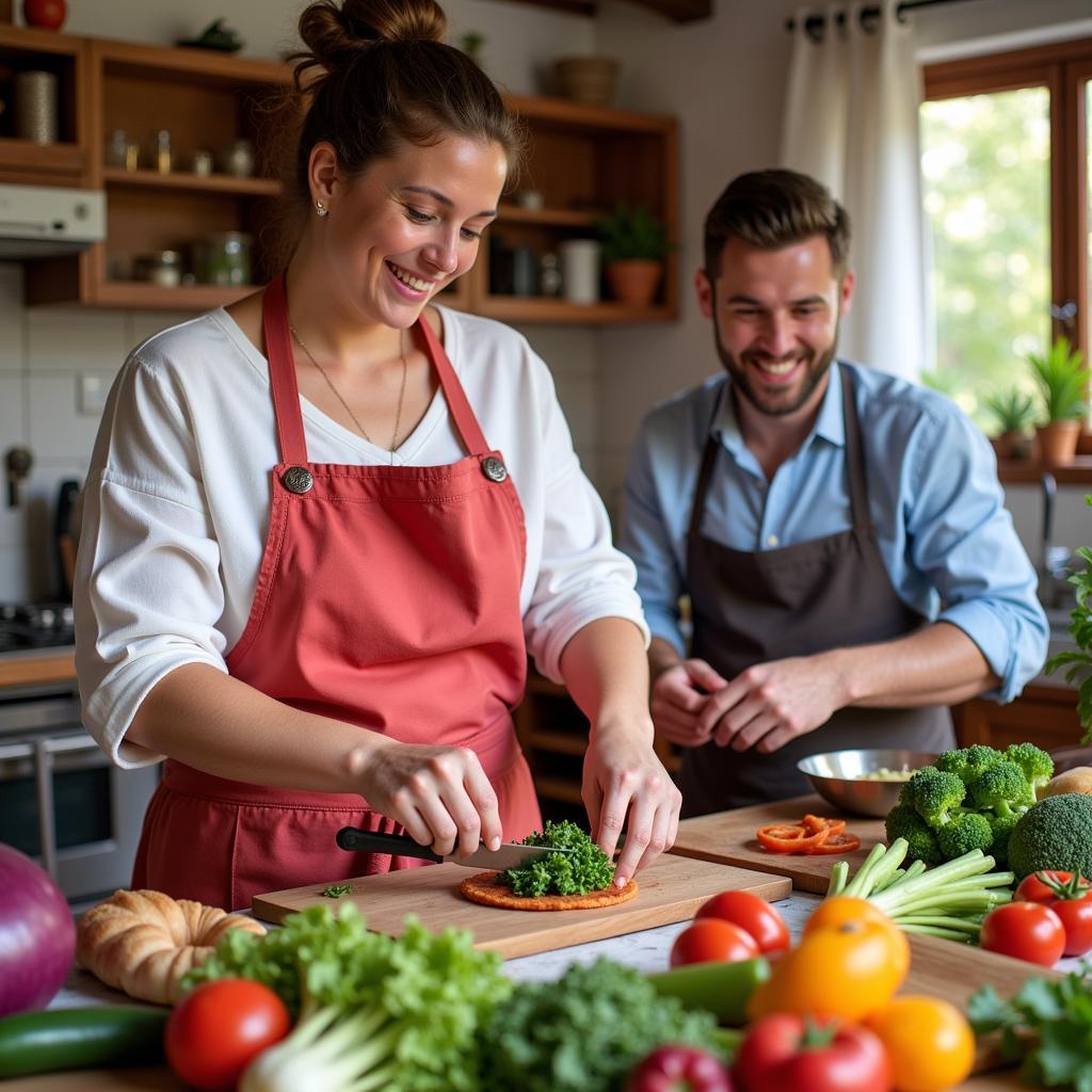 Spanish Cooking Class in a Homestay