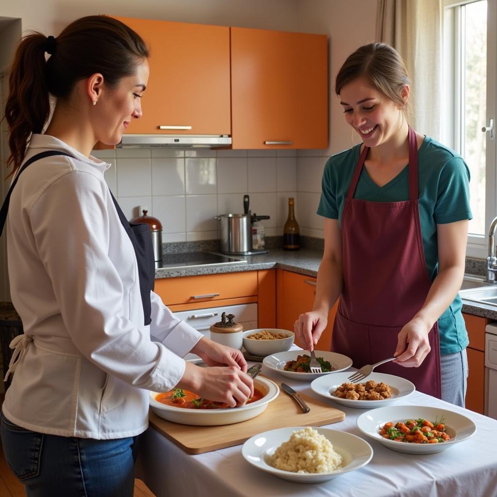 Spanish Cooking Class in a Ceria Homestay