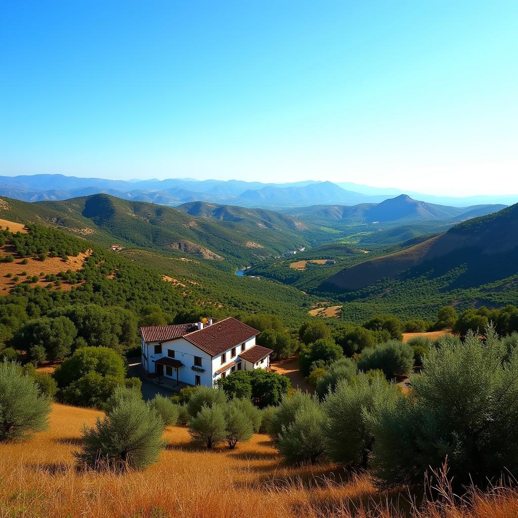 Scenic view of the Spanish countryside