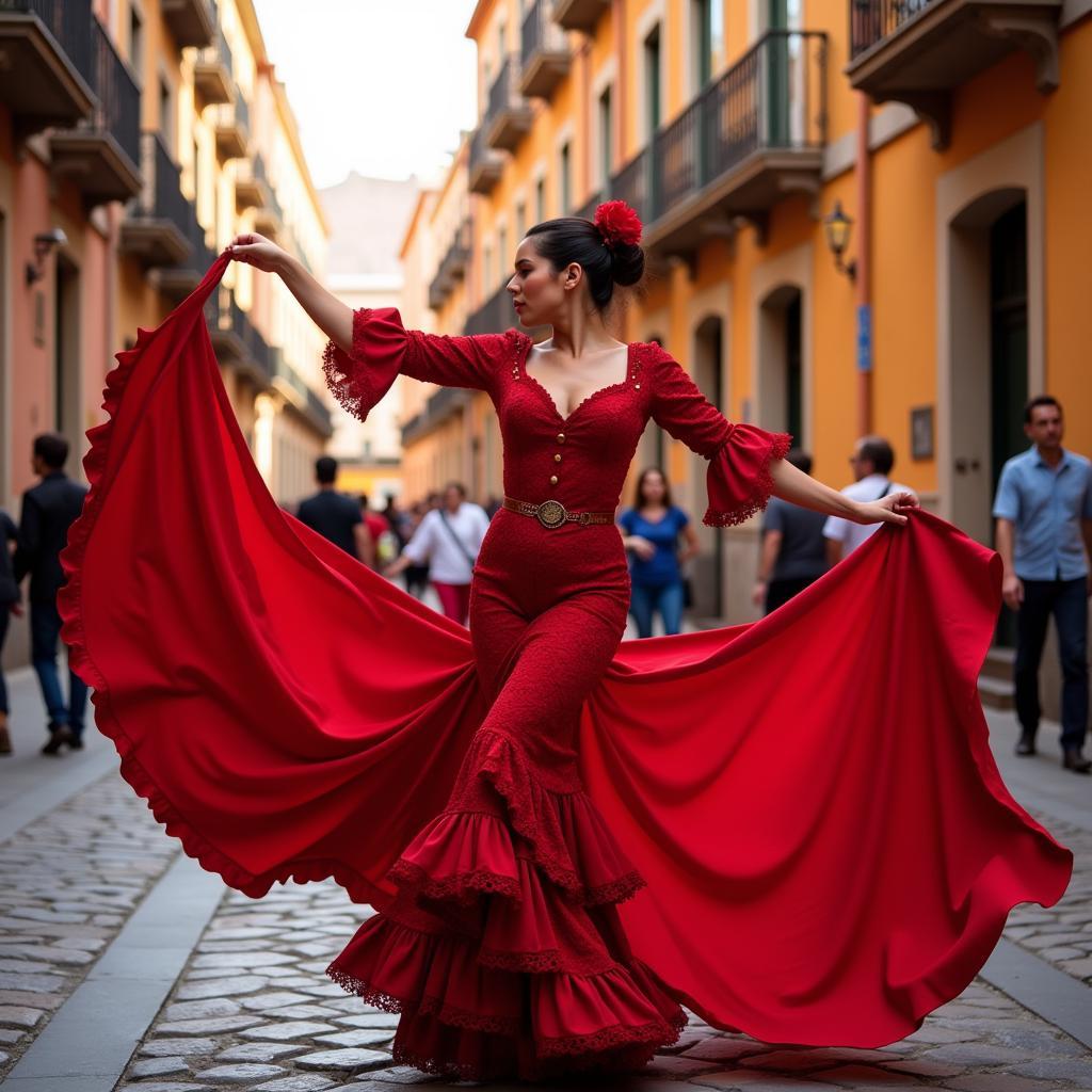 Flamenco Dancer in Seville