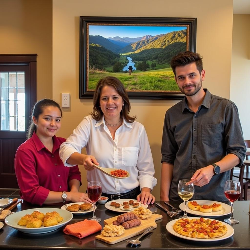 Spanish Family Cooking Tapas with Munnar Inspiration