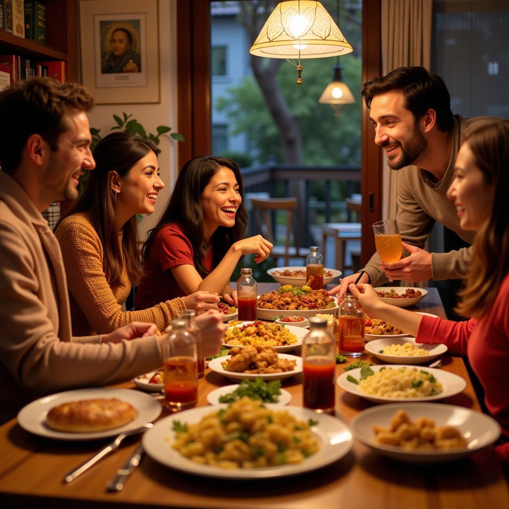 Authentic Spanish Family Dinner