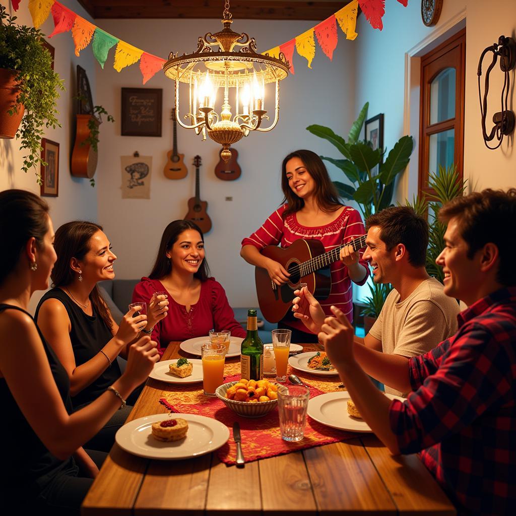 Spanish Family Fiesta Celebration