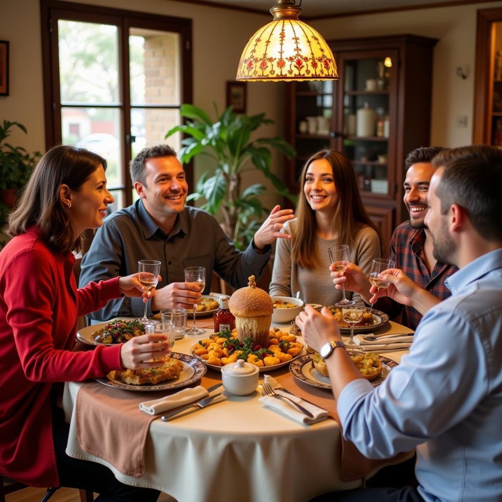 Authentic Spanish Homestay Dinner