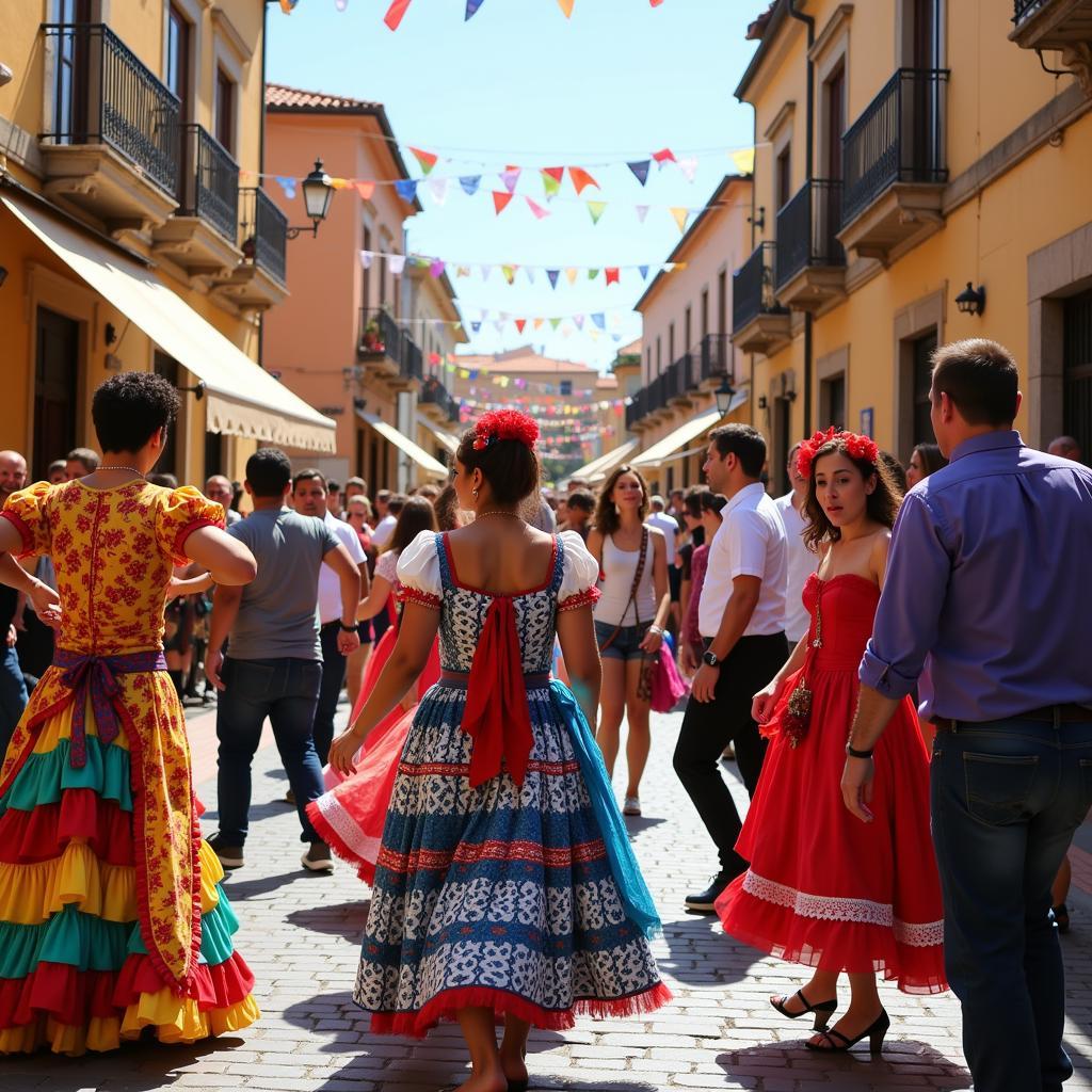 Celebrating a Spanish Fiesta