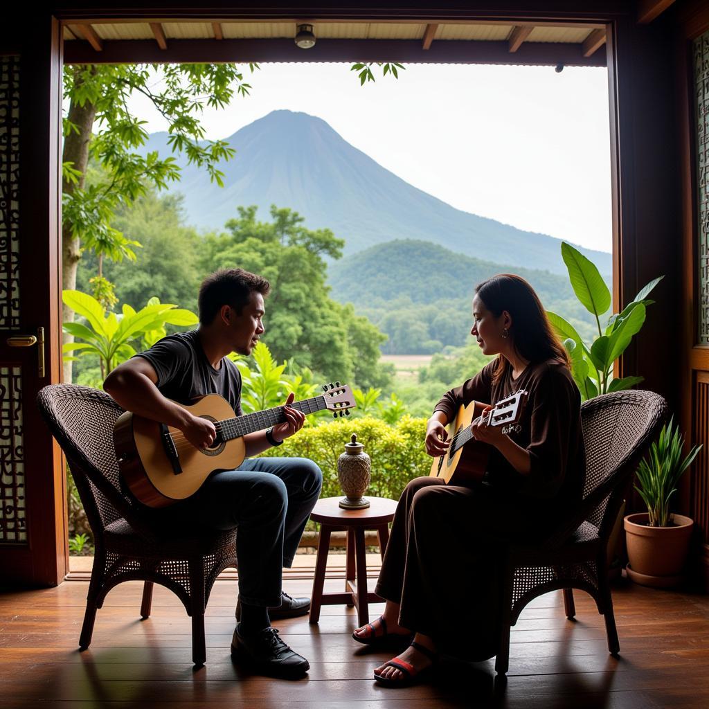 Spanish Guitar Lesson in Kundasang