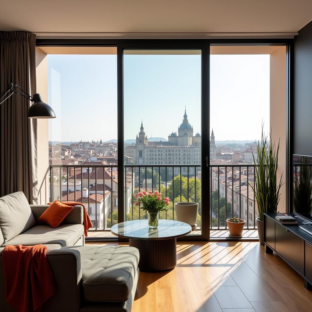 A modern and comfortable apartment in the heart of a Spanish city