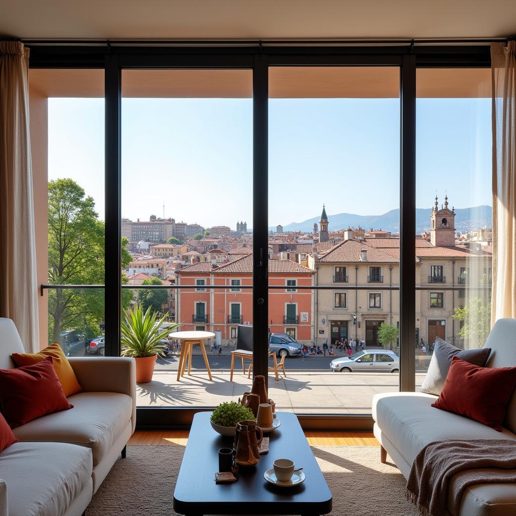 Homestay with Stunning City View in Spain