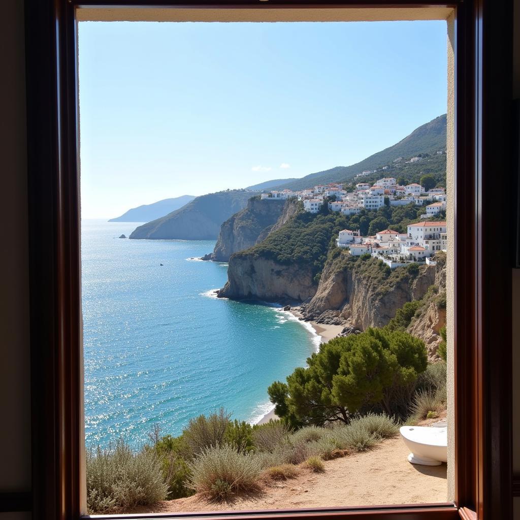 Coastal View from a Spanish Homestay