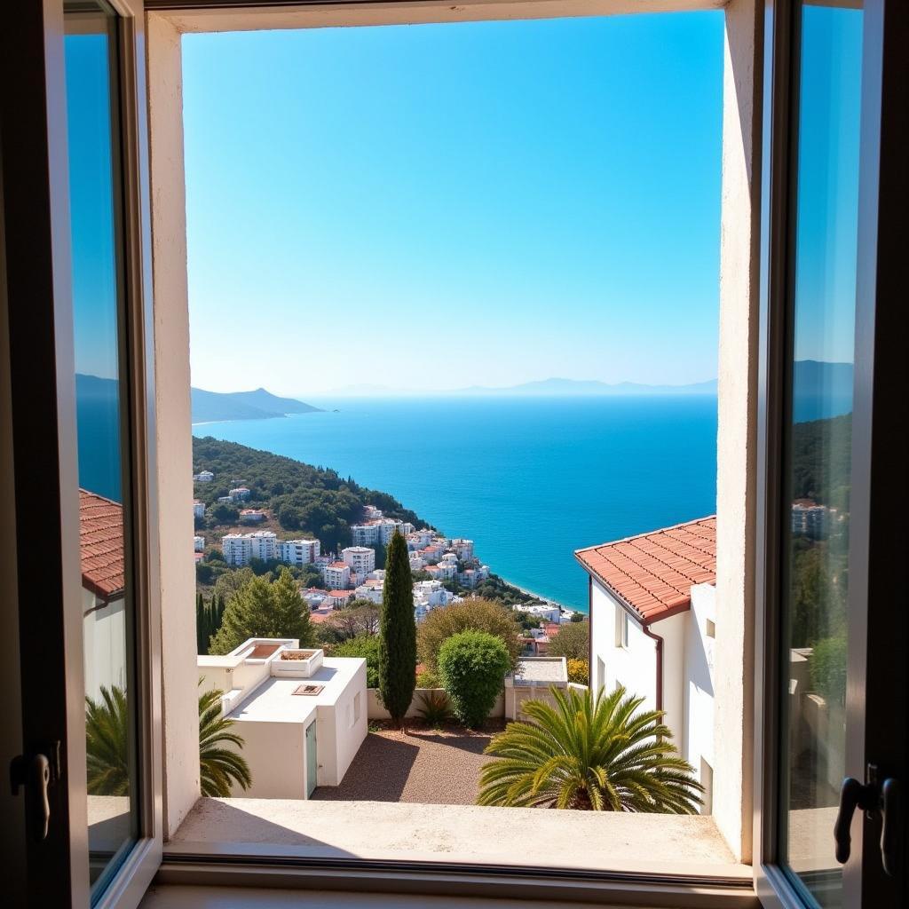 Coastal View from a Spanish Homestay