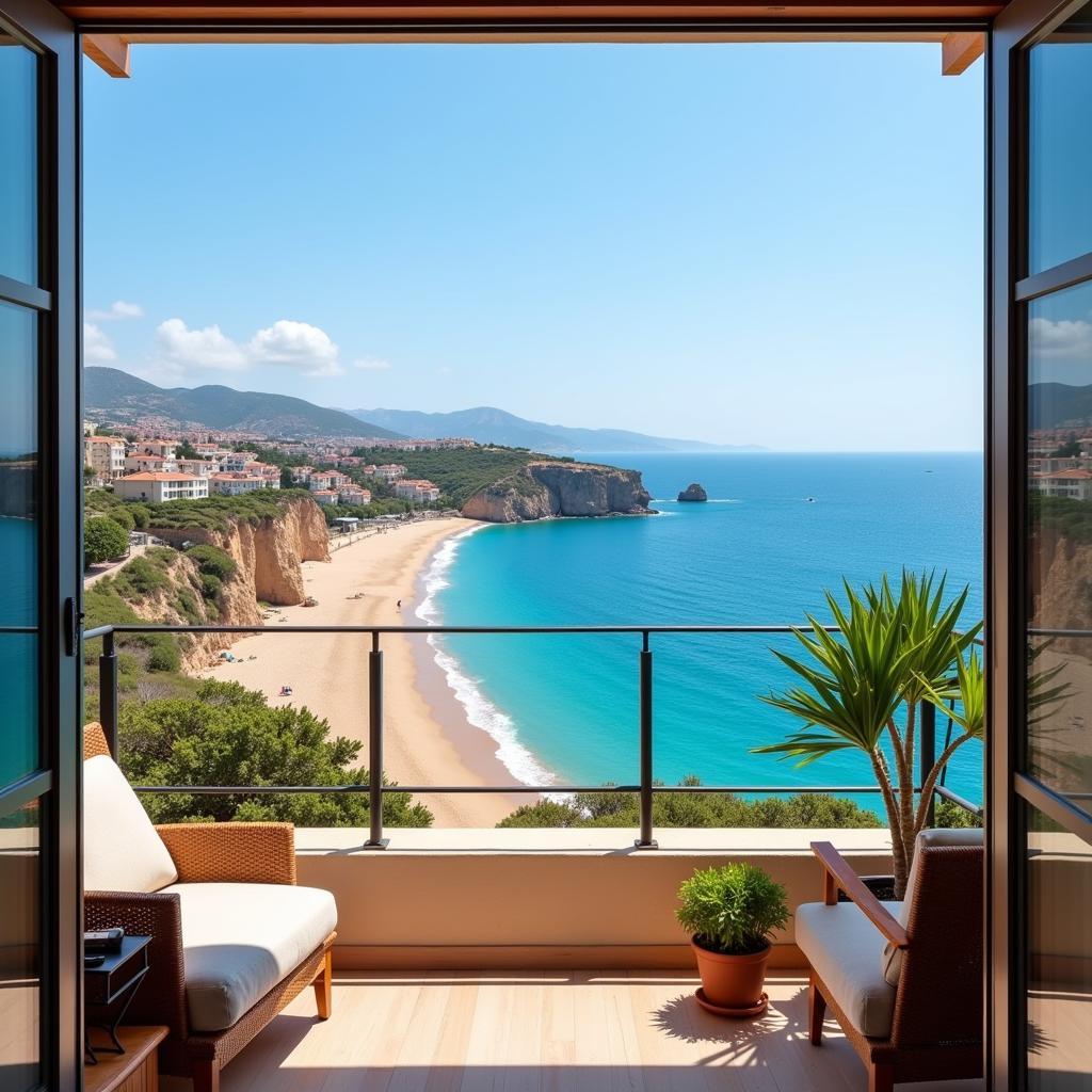 Stunning Coastal View from a Spanish Homestay