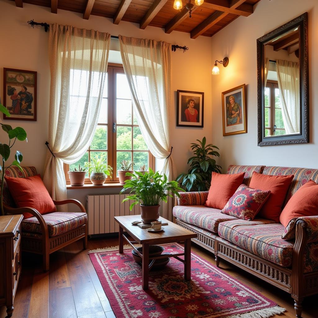 Spanish Homestay Living Room