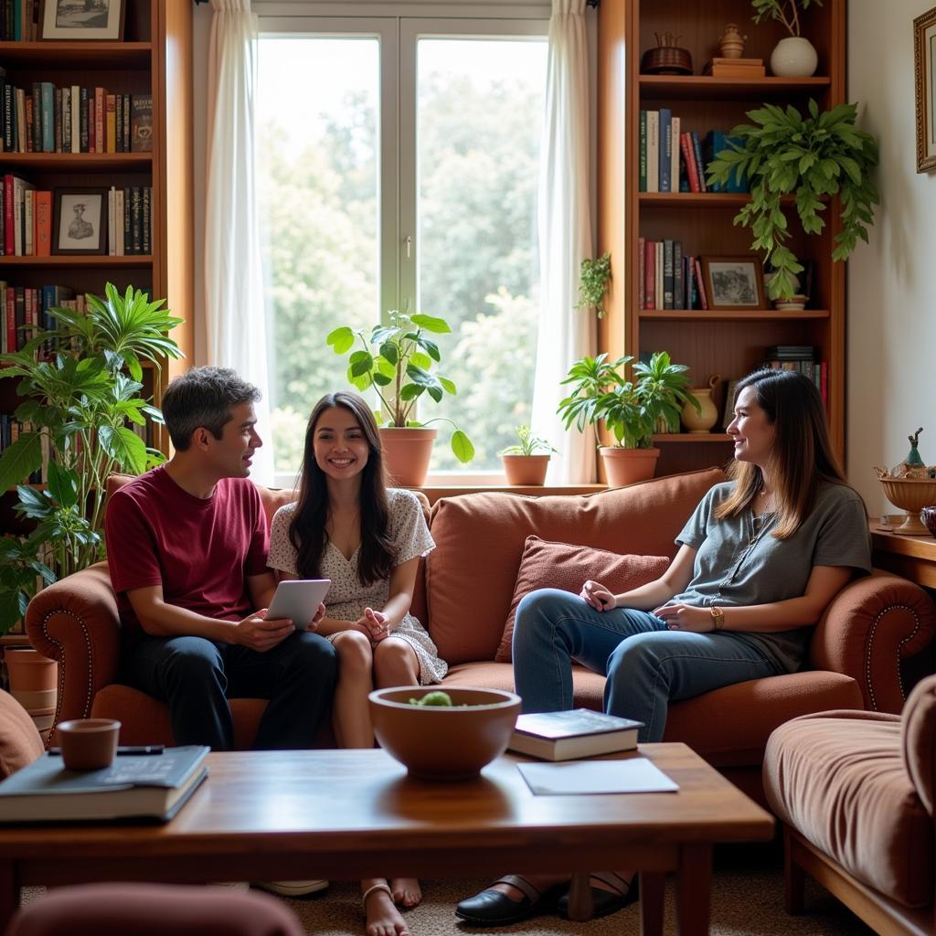 Connecting with locals in a Spanish homestay