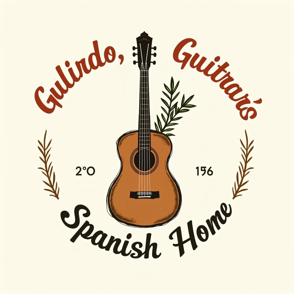 Spanish Homestay Logo with Rustic Design