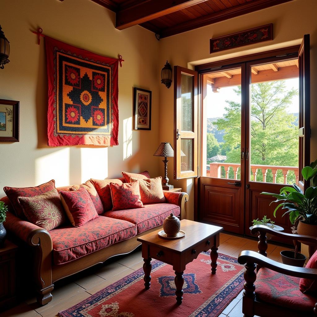 Spanish Inspired Decor at Avatar Homestay Khao Yai