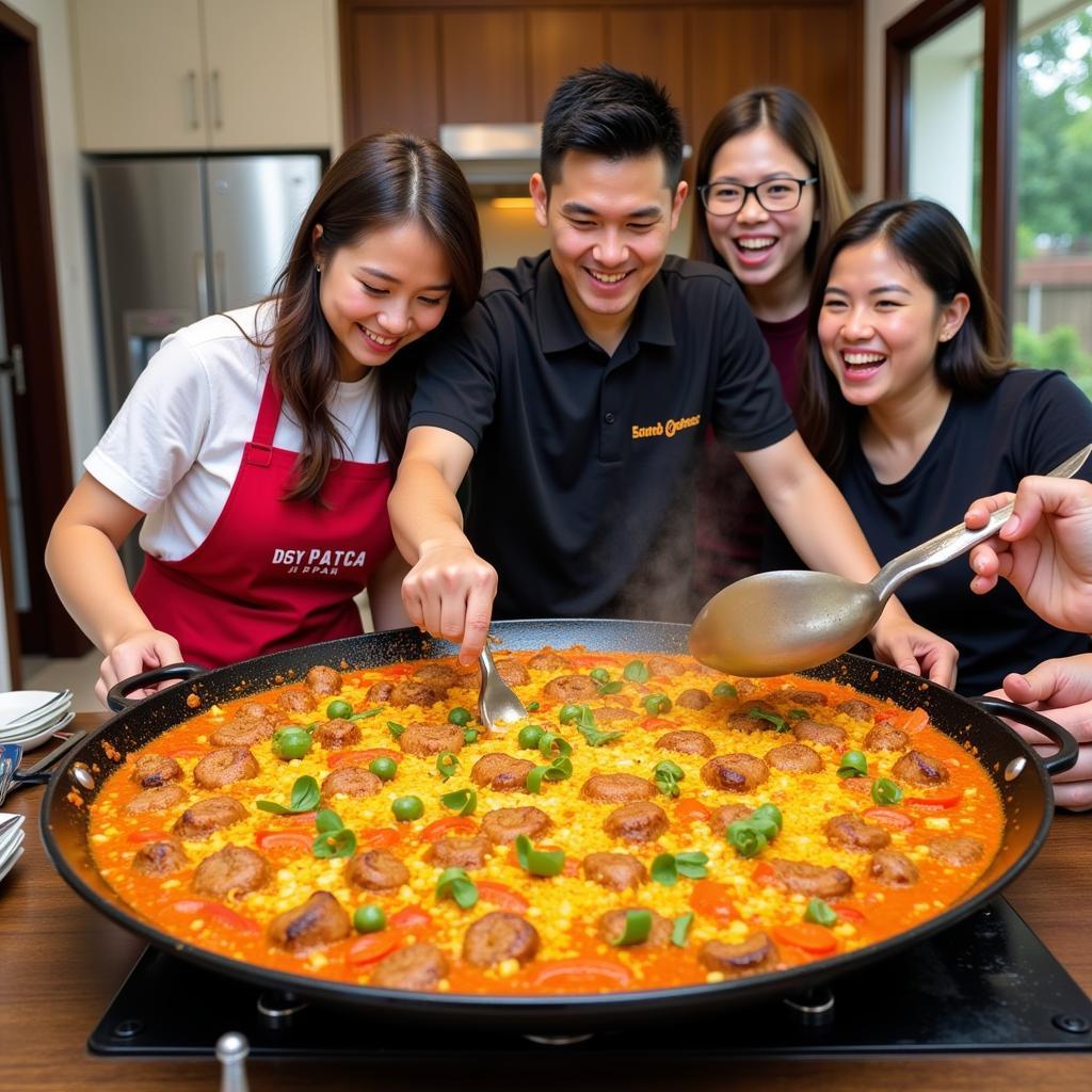 Paella Cooking Class in Putrajaya Homestay