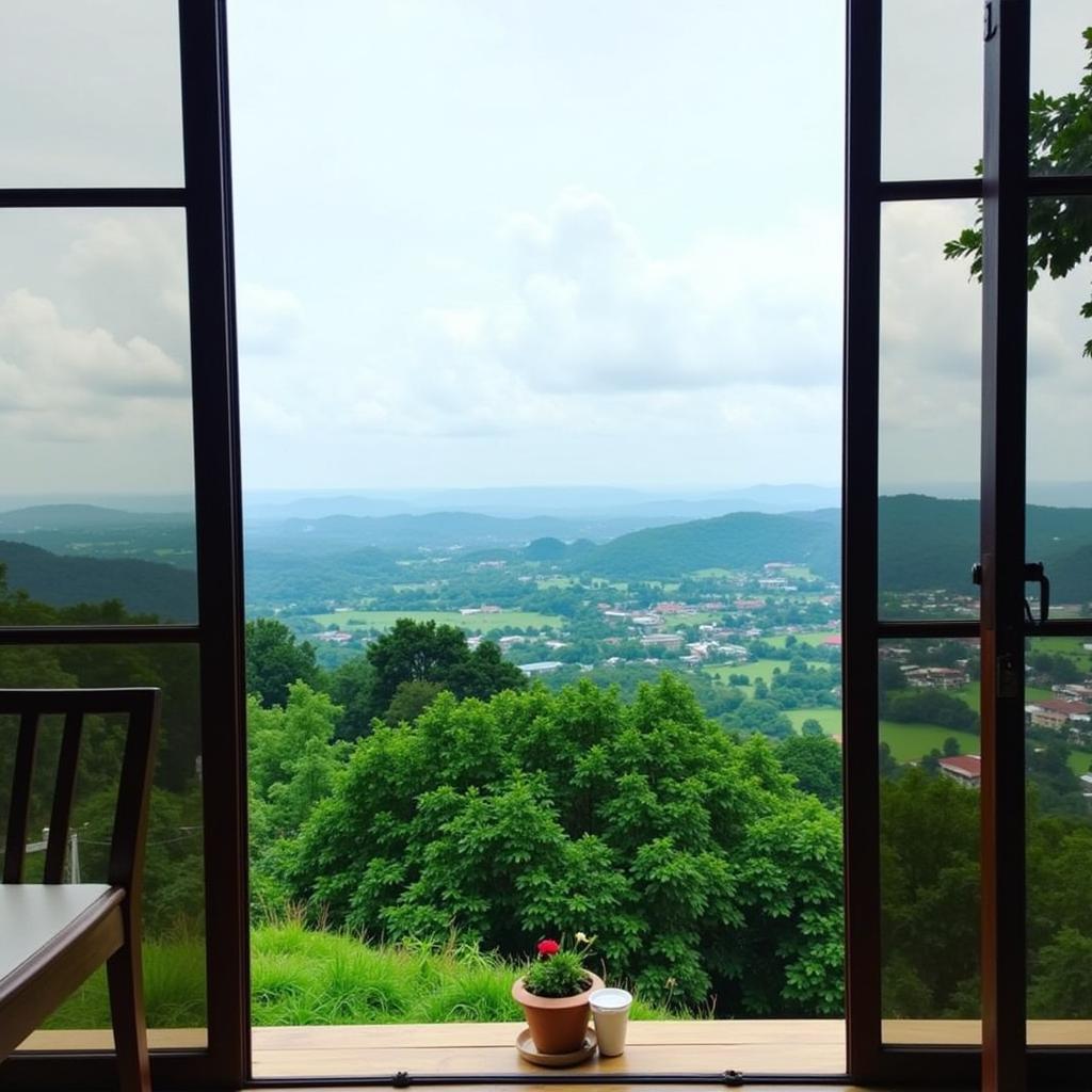 Scenic view from a Taiping homestay