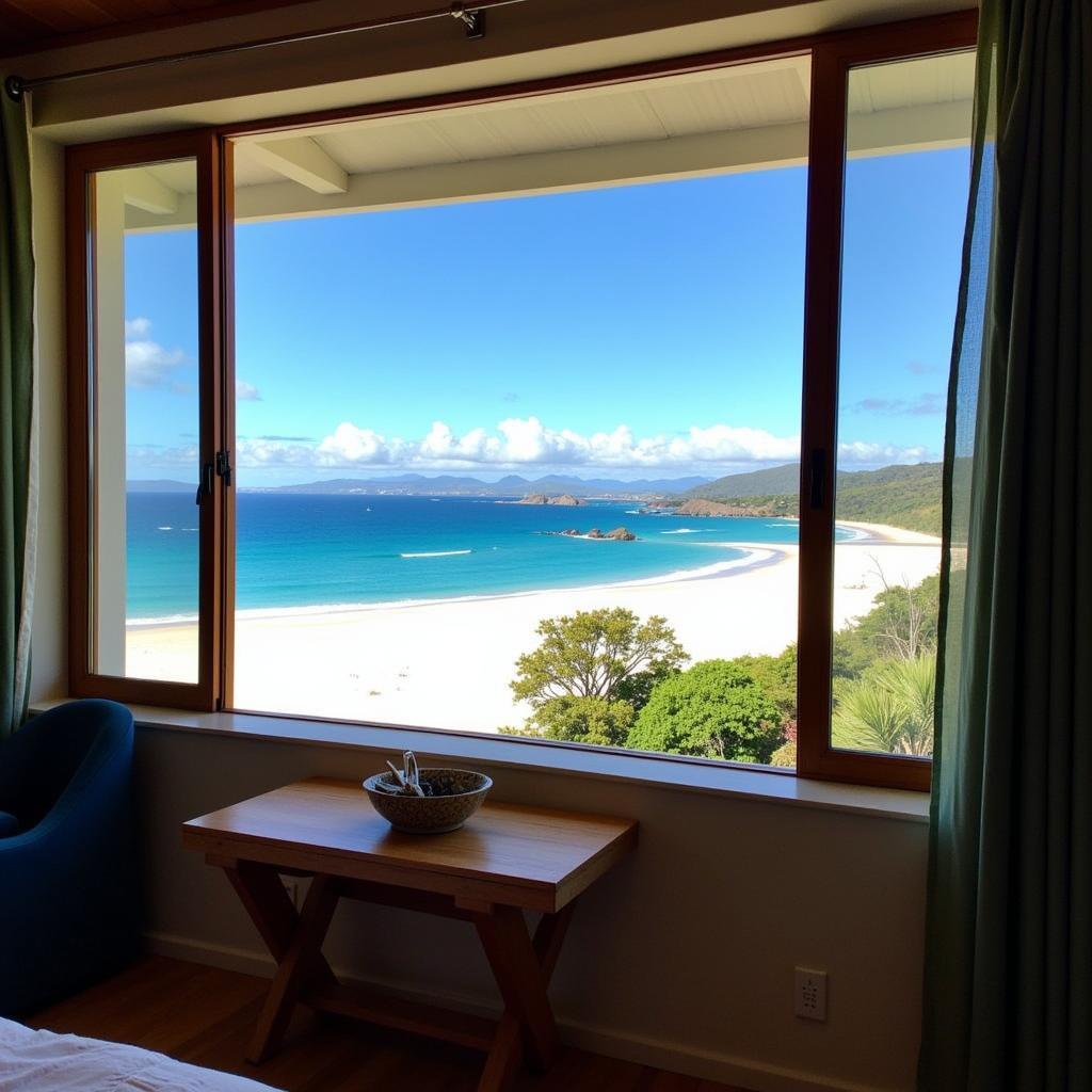 Stunning View of Takapuna Beach from a Homestay