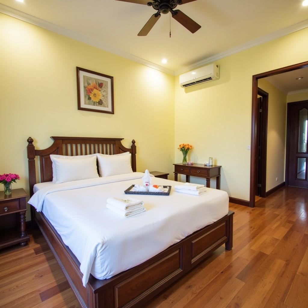 Comfortable Bedroom in a Tam Coc Homestay