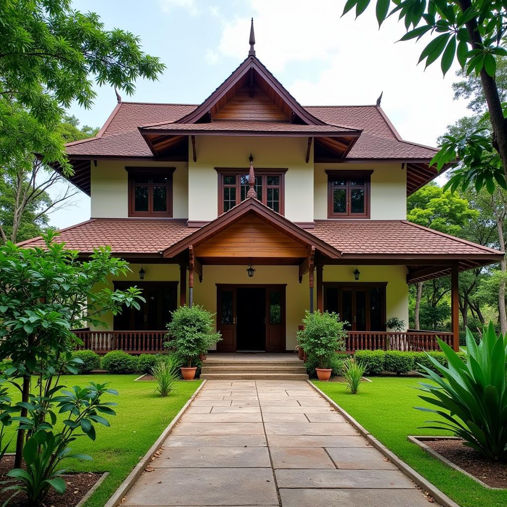 Traditional Malaysian Homestay Exterior in Taman Desa Kluang Johor