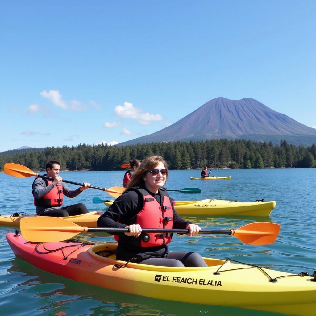 Enjoying local activities recommended by your homestay host in Taupo