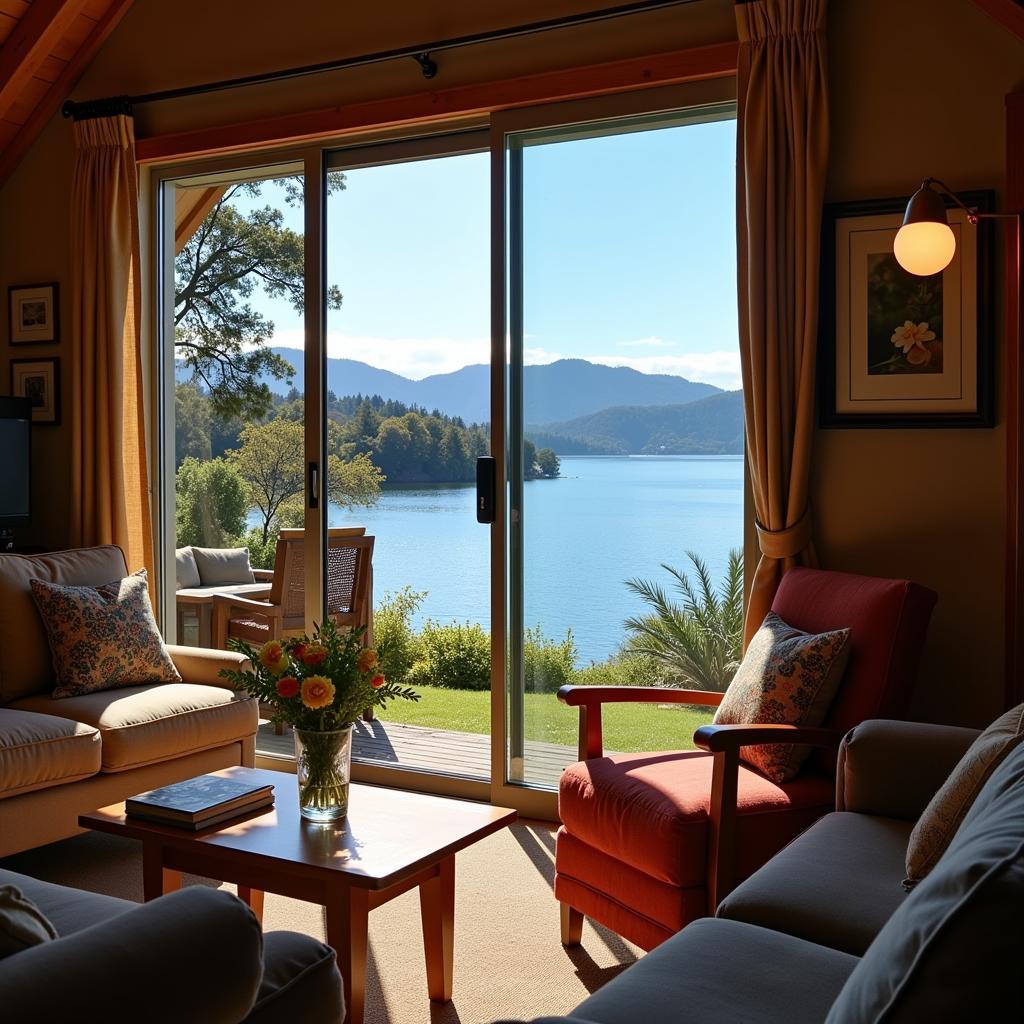 Homestay with stunning lake Taupo view