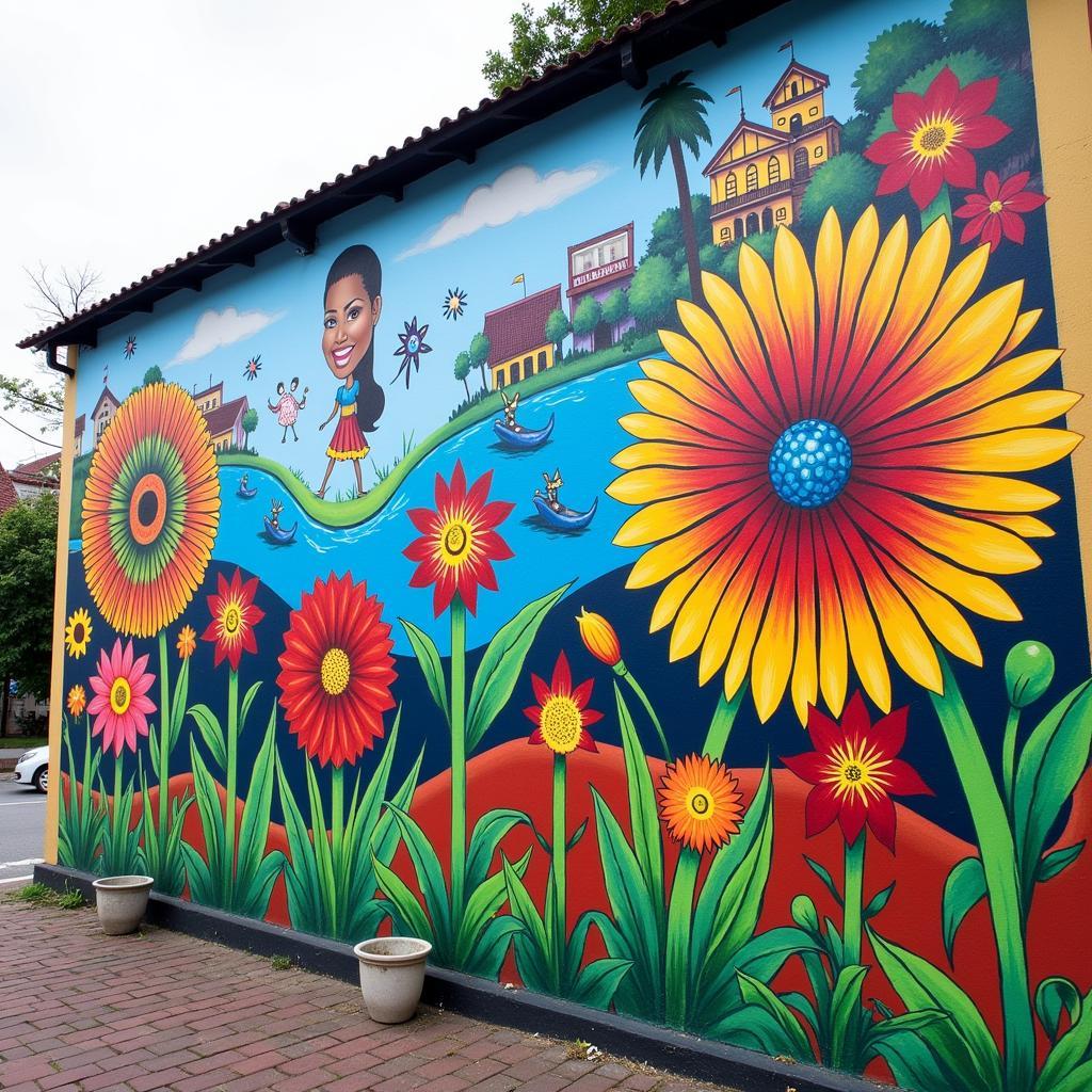 Vibrant Street Art in Teluk Intan